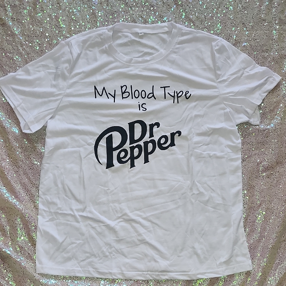 Dr Pepper Graphic T-Shirt Women's XL NEW!